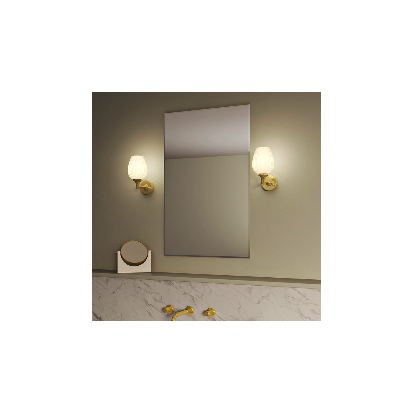 Applique salle de bain rétro LIBERTY, 3 finitions Astro Lighting