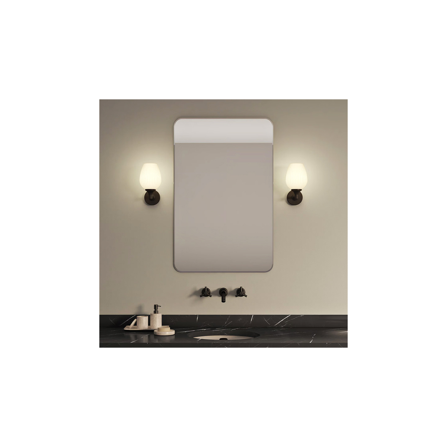 Applique salle de bain rétro LIBERTY, 3 finitions Astro Lighting