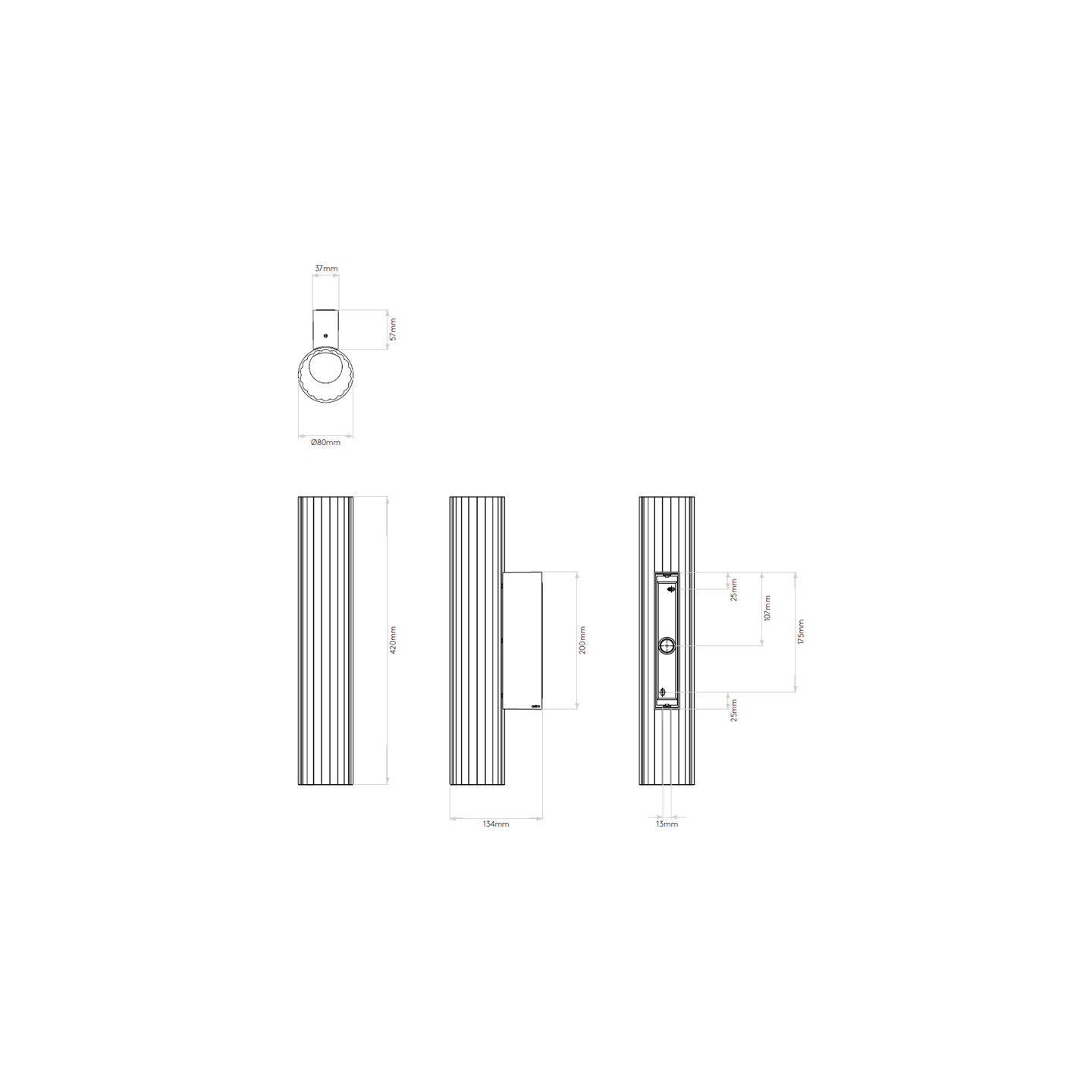 Applique salle de bain originale OI420, 3 finitions Astro Lighting