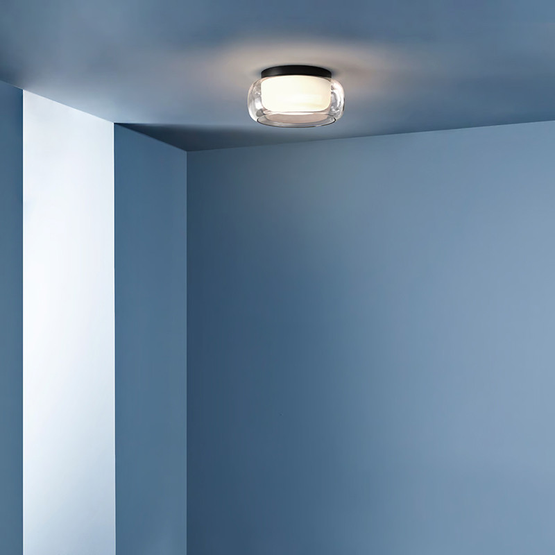 Plafonnier de salle de bain AQUINA NOIR, 2 tailles Astro Lighting