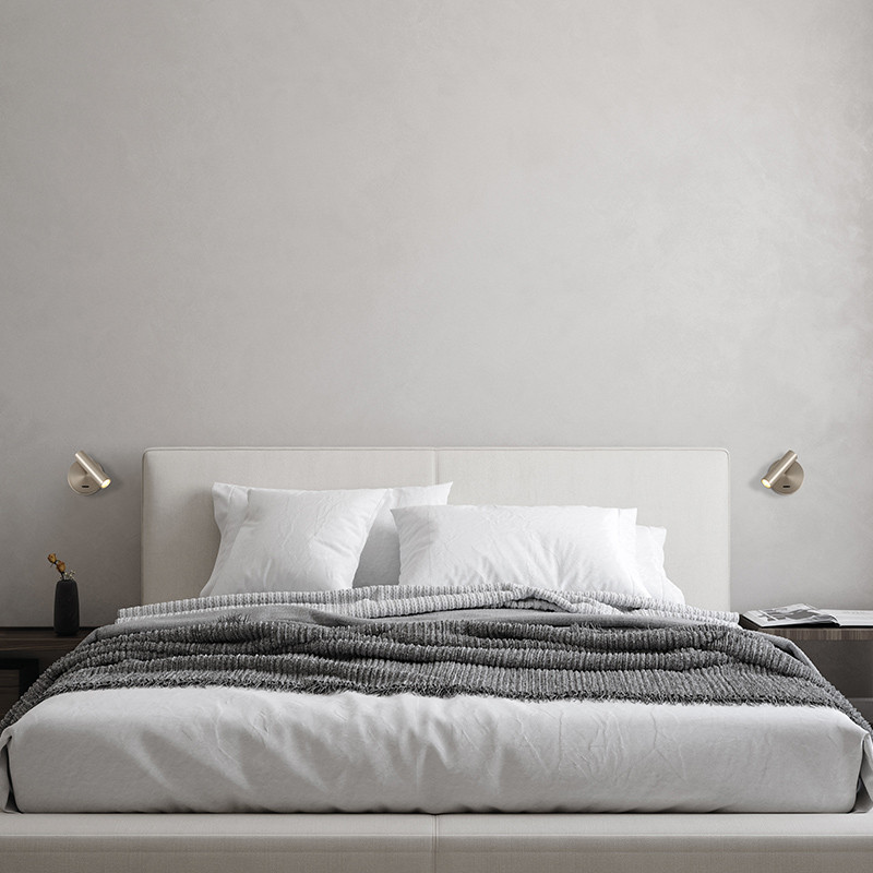 Liseuse murale chambre ATRIA, 3 finitions Acb Lighting