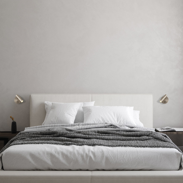 Liseuse murale chambre ATRIA, 3 finitions Acb Lighting