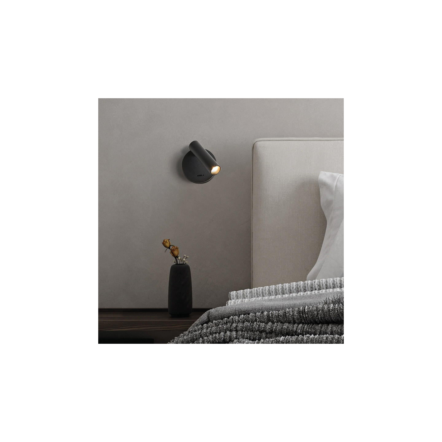Liseuse murale chambre ATRIA, 3 finitions Acb Lighting