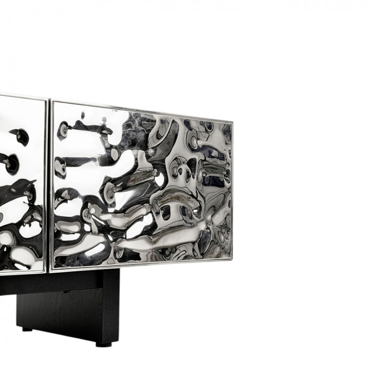 Meuble tv design CALDERA CHROME Kare design
