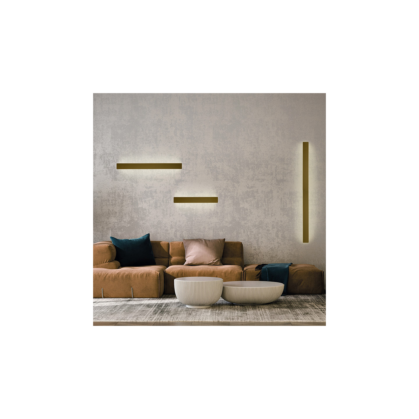 Longue applique murale FOSCA, 3 coloris, 3 longueurs Acb Lighting
