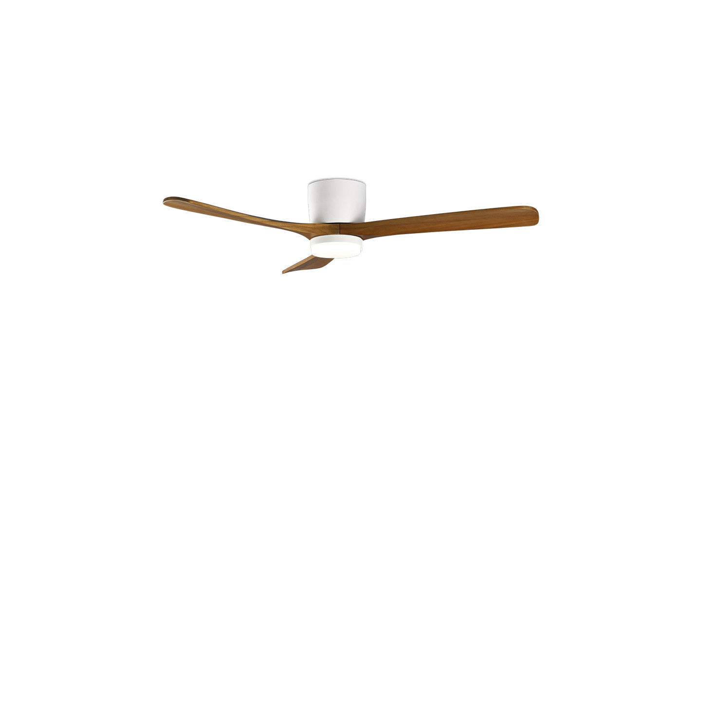 Ventilateur plafond bois avec lumière SIROCO Acb Lighting