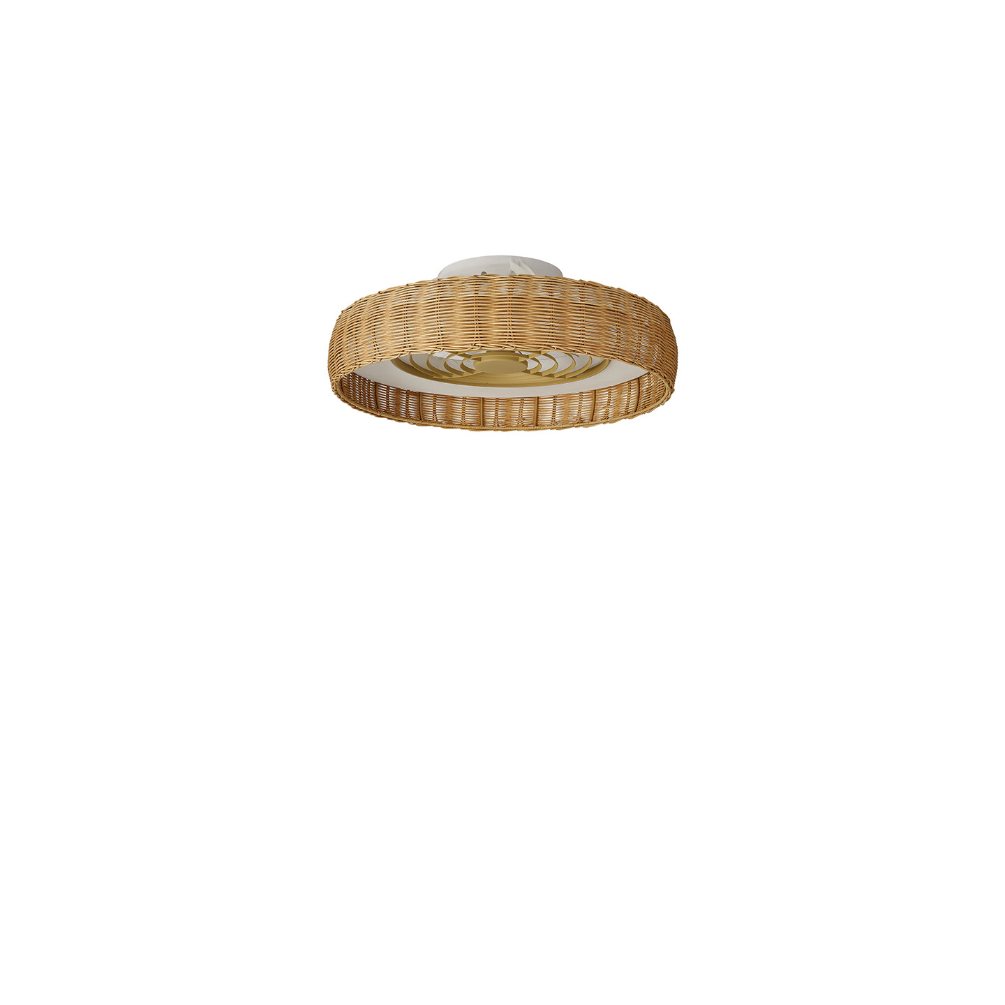 Ventilateur plafond rotin KILIMANJARO MINI Mantra iluminacion