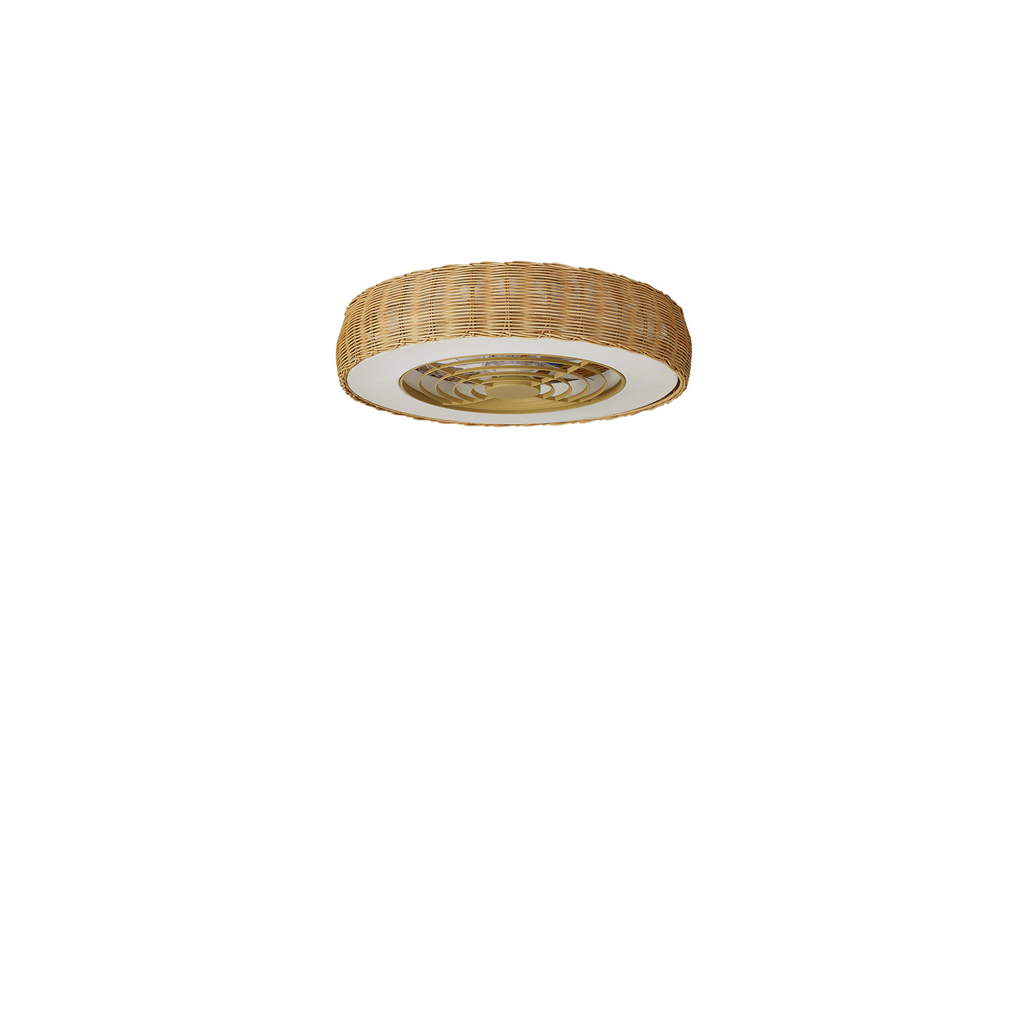 Ventilateur plafond rotin KILIMANJARO MINI Mantra iluminacion