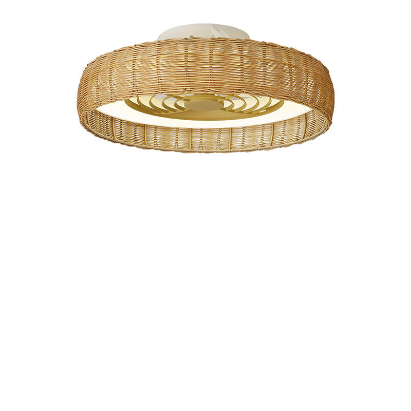 Ventilateur plafond rotin KILIMANJARO MINI Mantra iluminacion