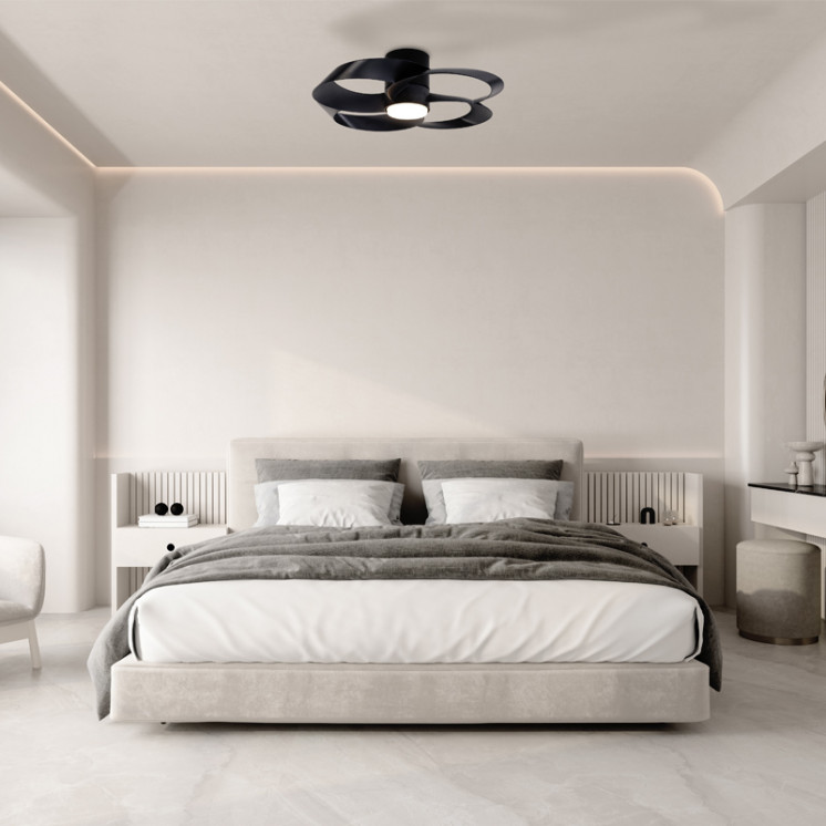 Ventilateur silencieux plafond ROSE, 3 coloris Mantra Iluminacion