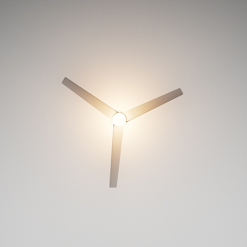 Ventilateur plafond design avec lumière UP & DOWN mantra iluminacion