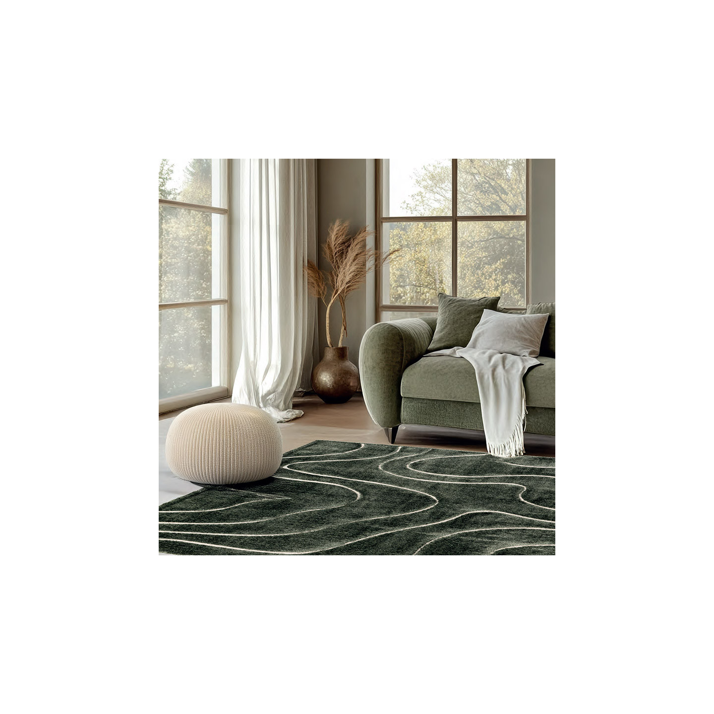 Tapis de salle à manger VENERE 3, 2 coloris Sitap carpet couture italia