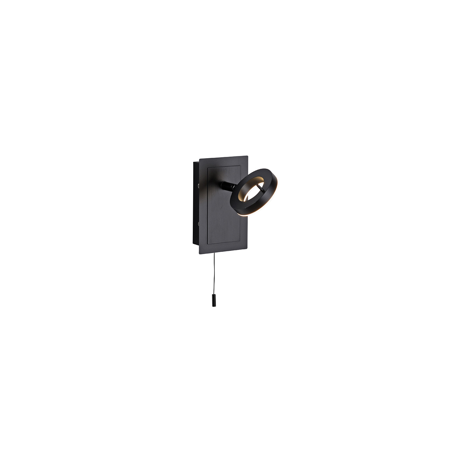 Applique murale spot orientable SILEDA noir Paul Neuhaus