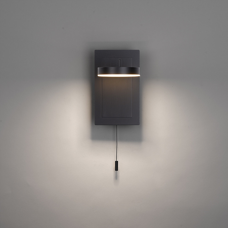 Applique murale spot orientable SILEDA noir Paul Neuhaus