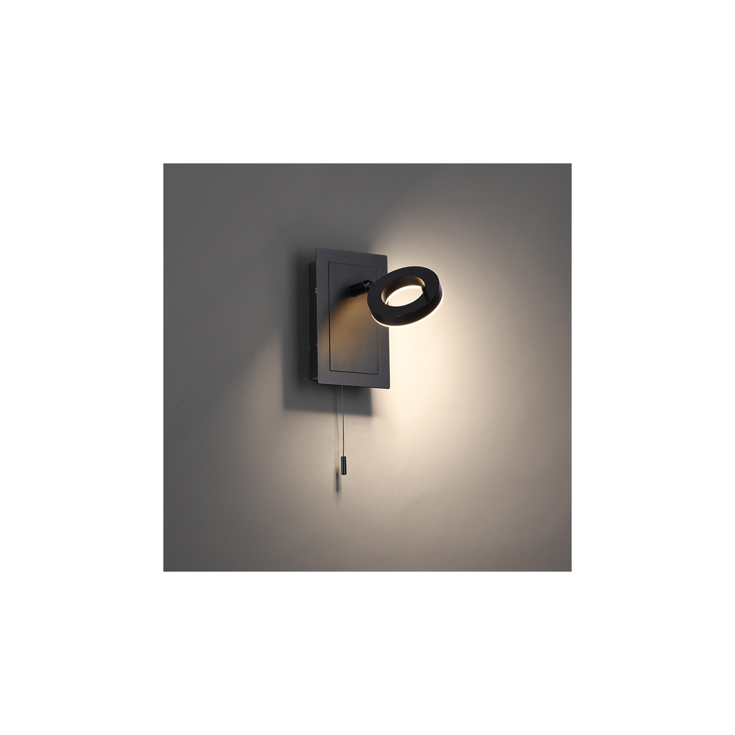 Applique murale spot orientable SILEDA noir Paul Neuhaus