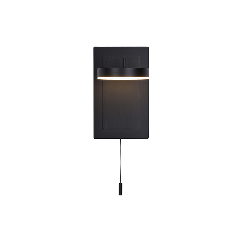 Applique murale spot orientable SILEDA noir Paul Neuhaus