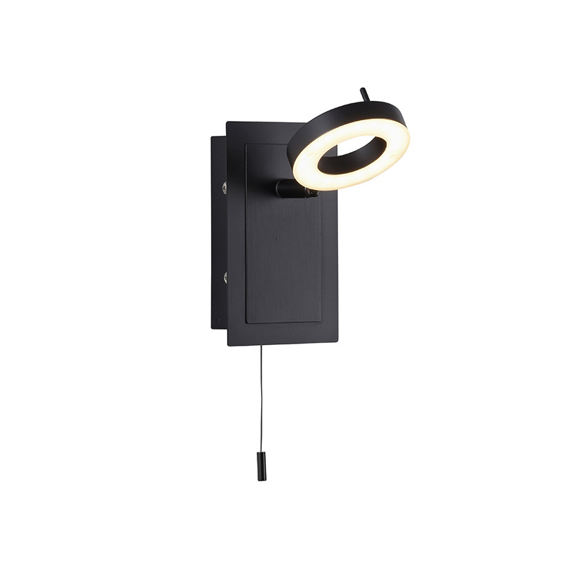 Applique murale spot orientable SILEDA noir Paul Neuhaus