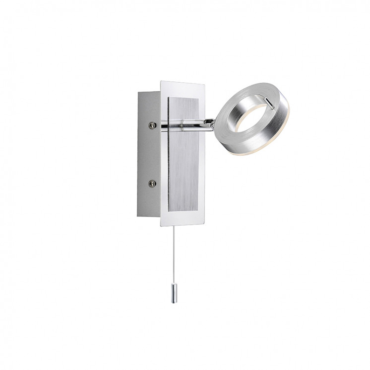 Applique murale spot orientable SILEDA aluminium brossé Paul Neuhaus