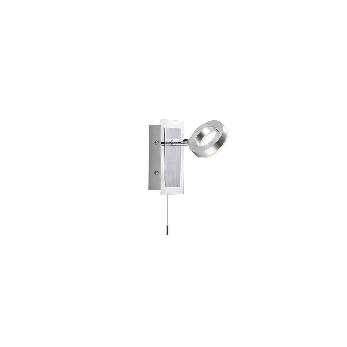 Applique murale spot orientable SILEDA aluminium brossé Paul Neuhaus