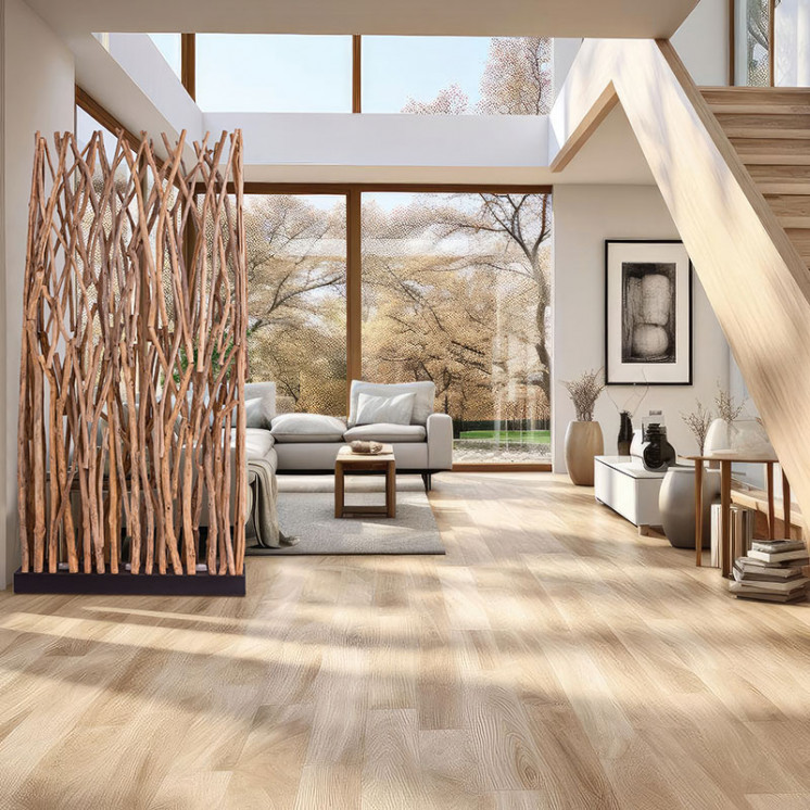 Lampadaire en bois flotté FERRET Flam Luce