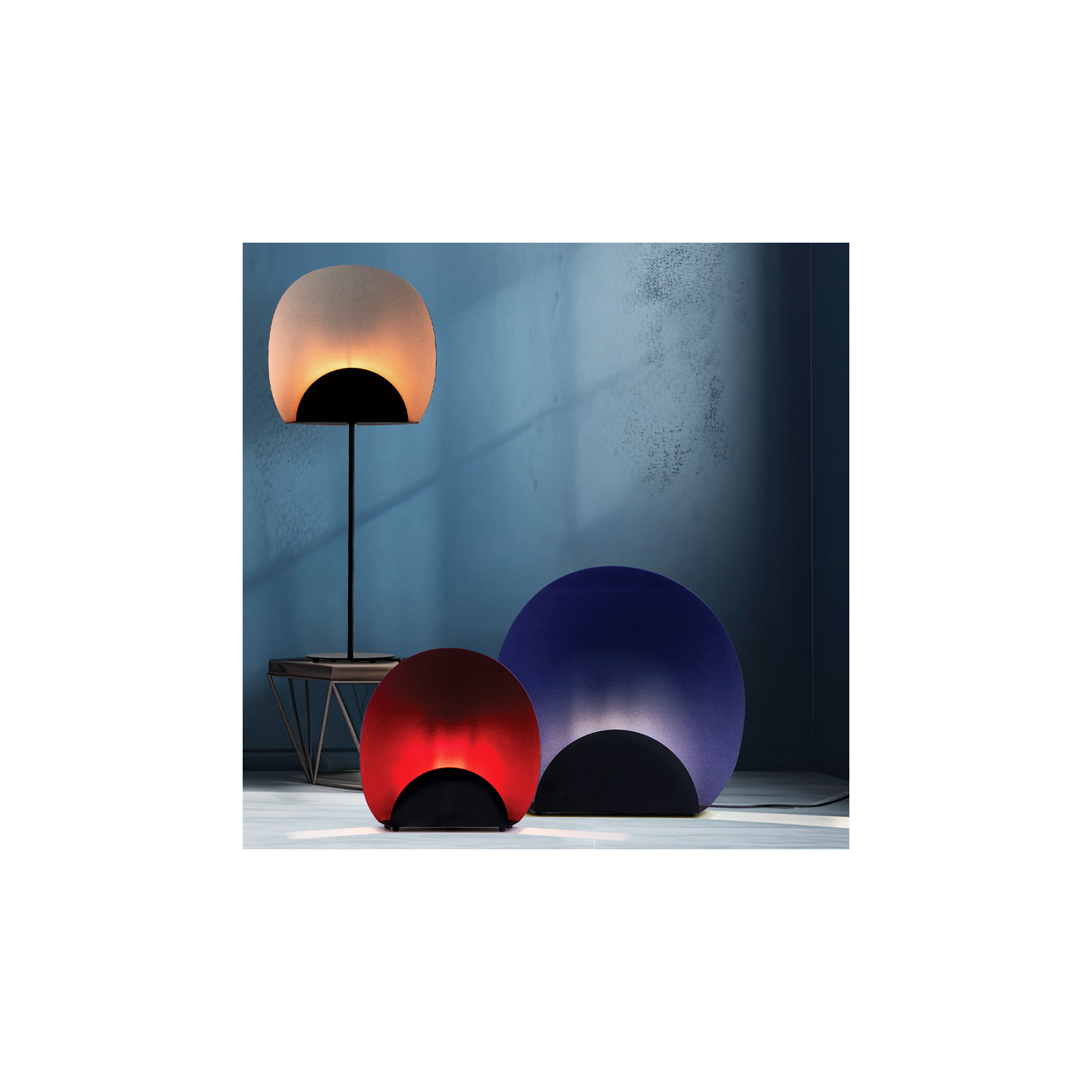 Lampe à poser décorative CREPUSCULE, 2 tailles Flam & Luce