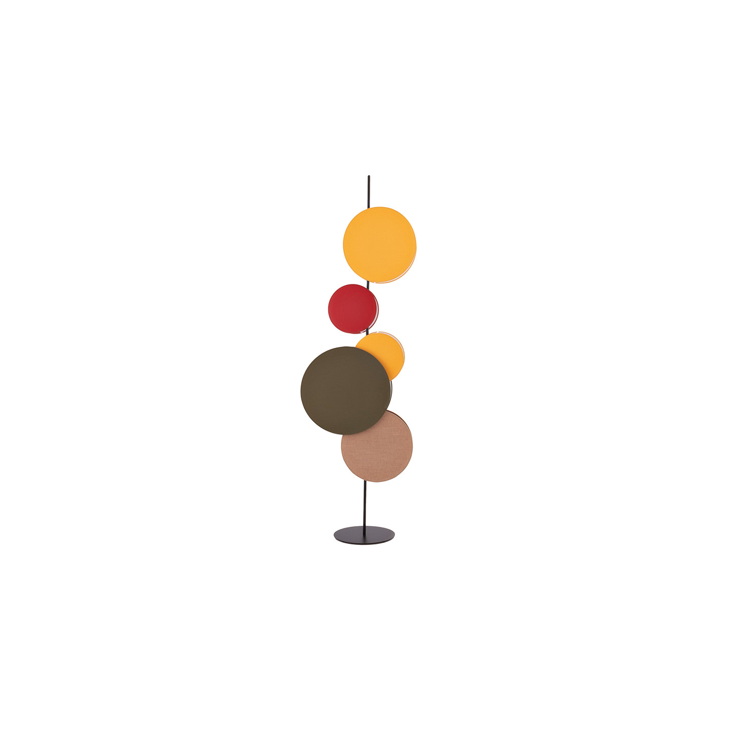 Lampadaire design coloré OMEGA, 2 déclinaisons Flam Luce