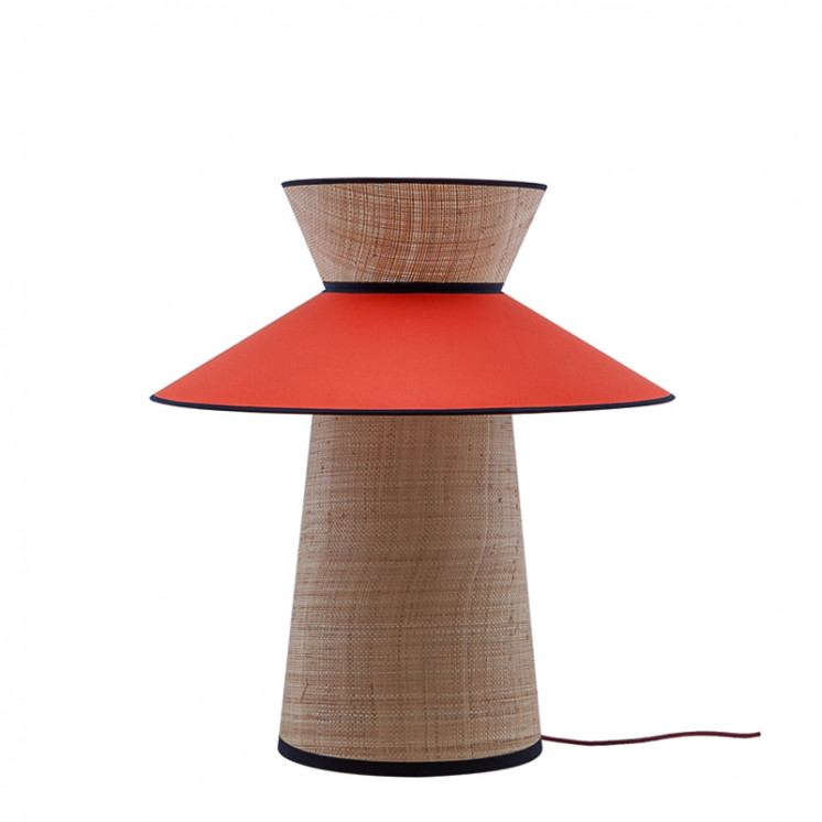 Lampe à poser colorée LINDA, 3 coloris Flam et Luce