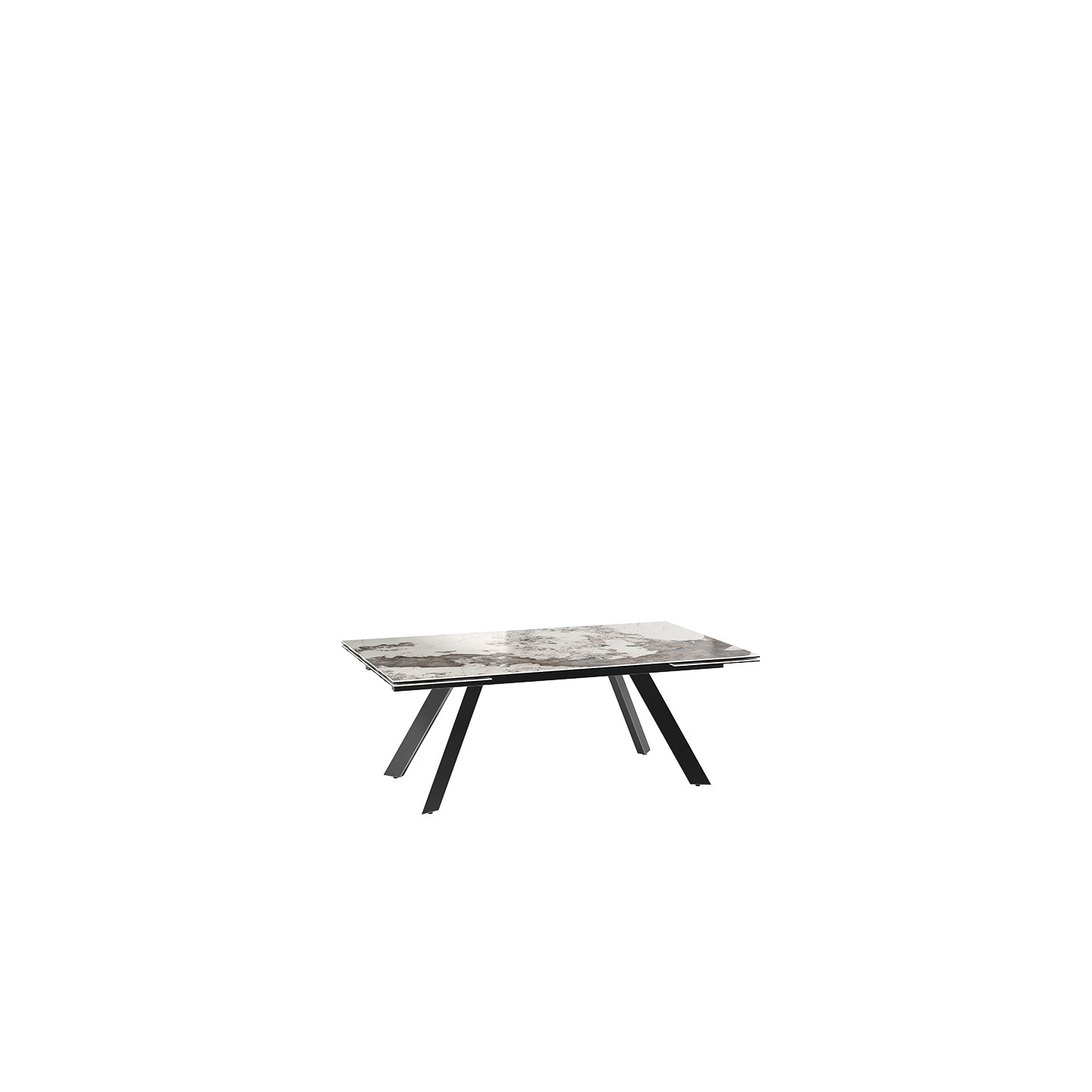 Table extensible 14 personnes GRANDE ONTARIO, 4 finitions Akante