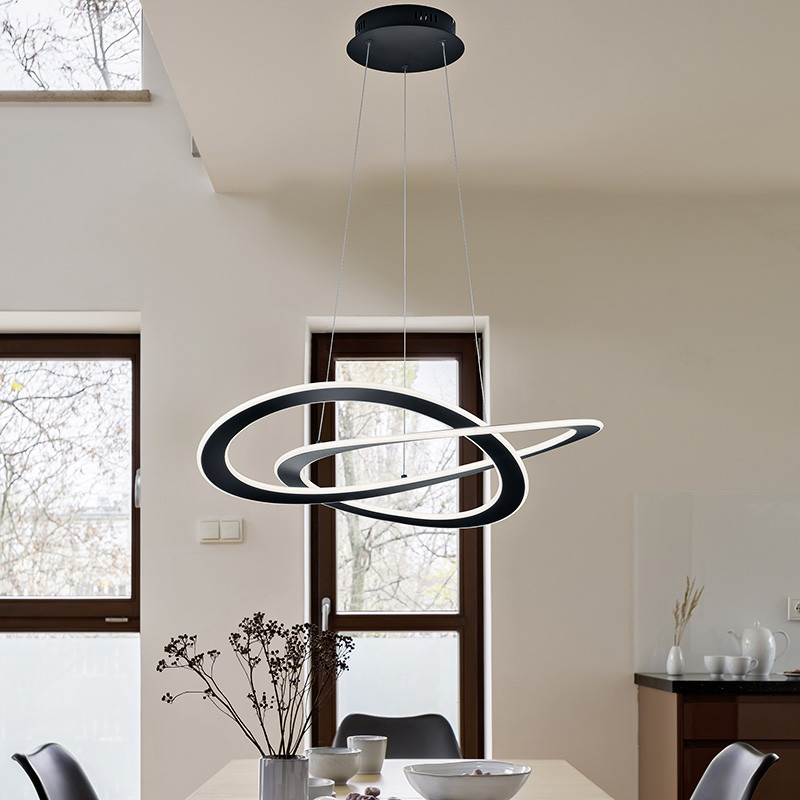 Suspension led salle à manger OAKLAND, 2 coloris Trio Lighting