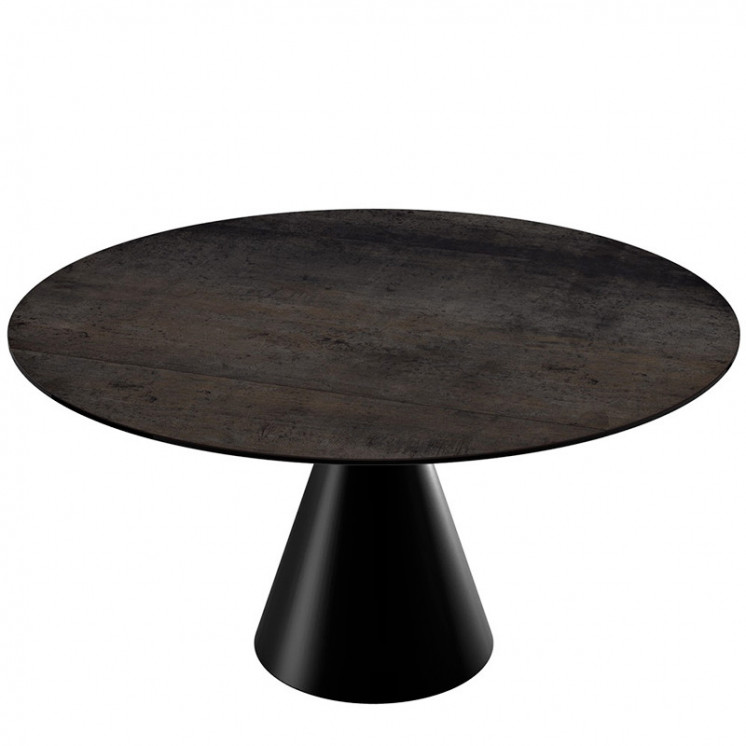 Table ronde salle à manger ICONE, 2 diamètres, 8 finitions Akante