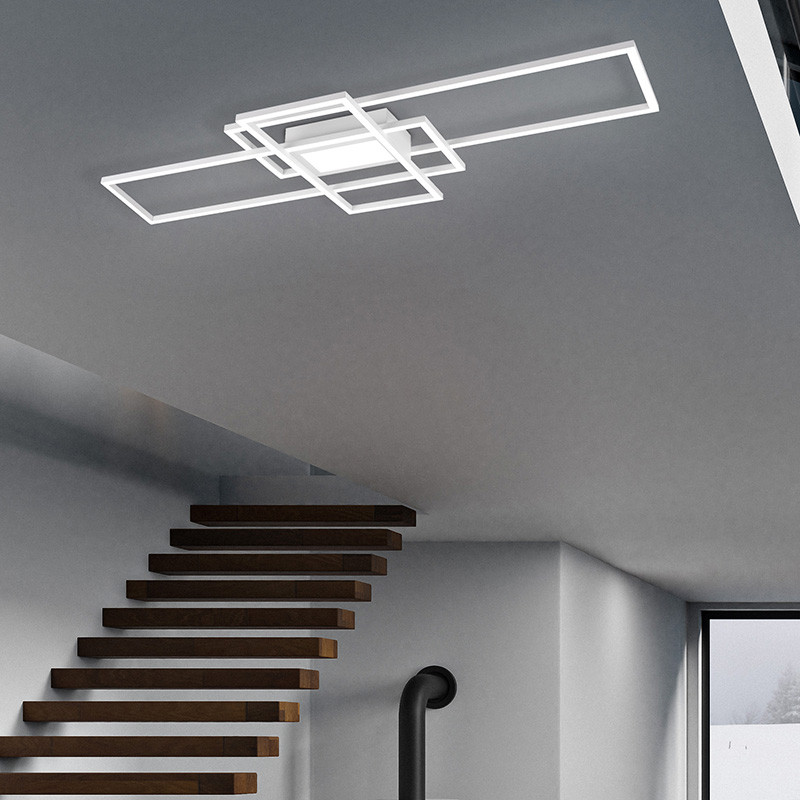 Plafonnier design led IRVINE, 4 coloris Trio Lighting