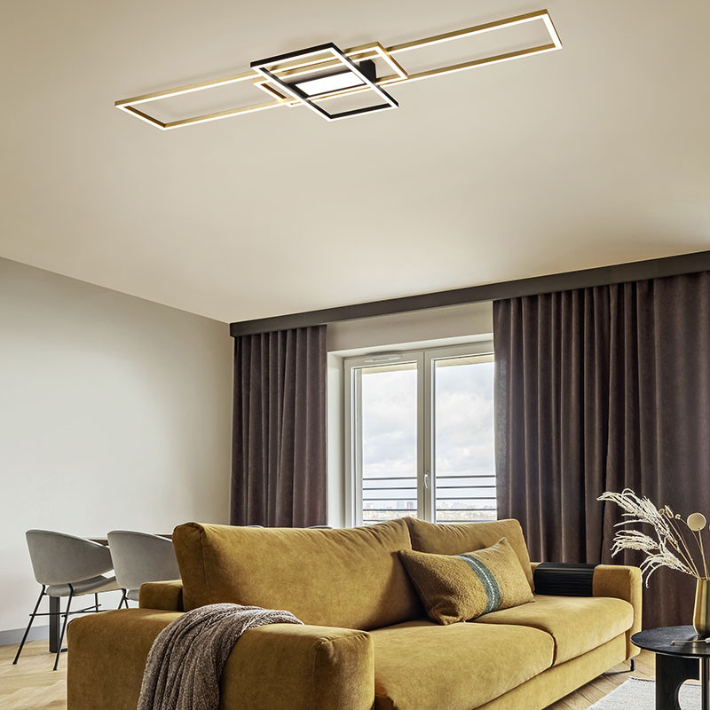 Plafonnier design led IRVINE, 4 coloris Trio Lighting