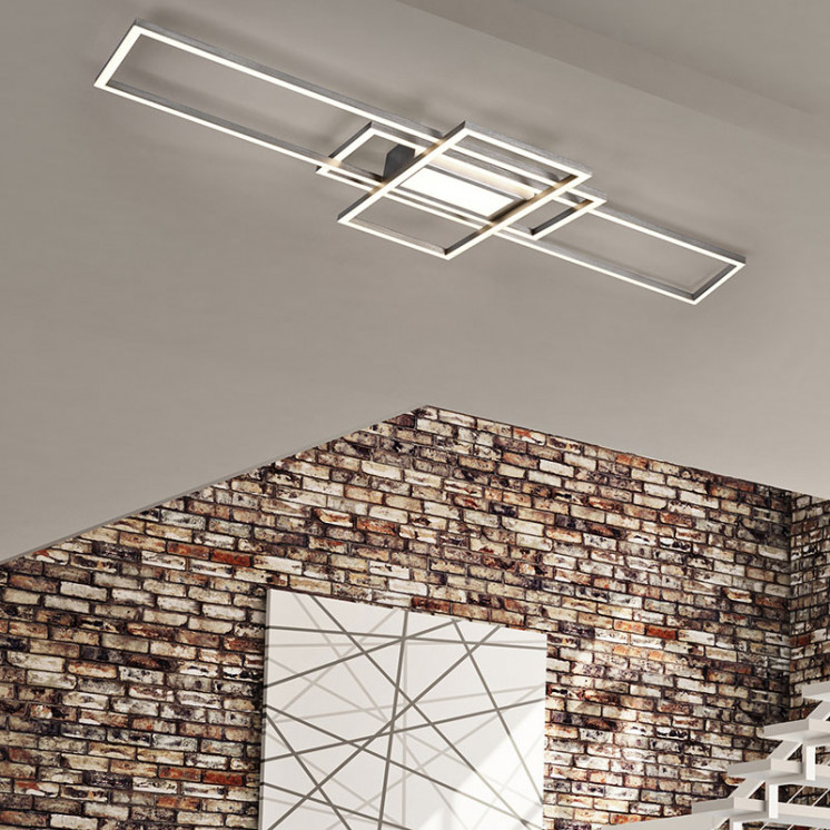 Plafonnier design led IRVINE, 4 coloris Trio Lighting