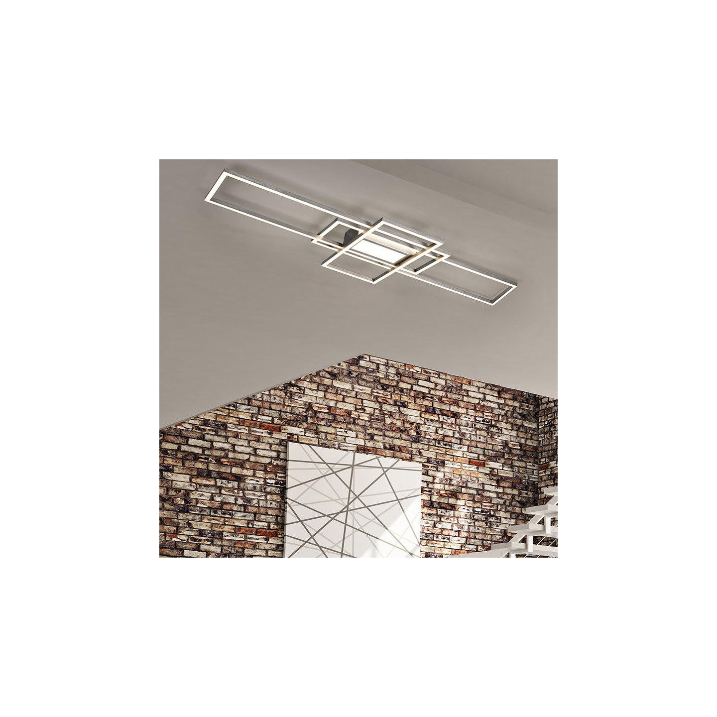Plafonnier design led IRVINE, 4 coloris Trio Lighting