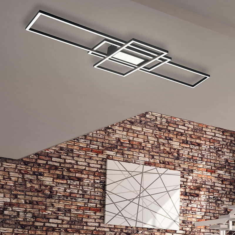 Plafonnier design led IRVINE, 4 coloris Trio Lighting