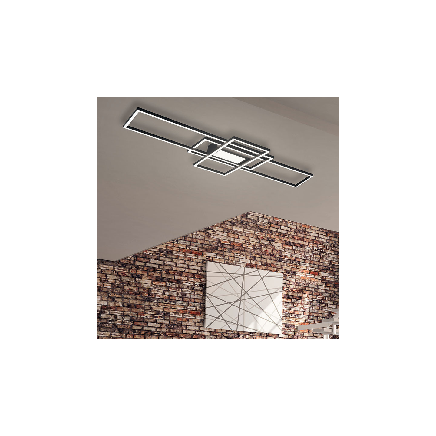 Plafonnier design led IRVINE, 4 coloris Trio Lighting