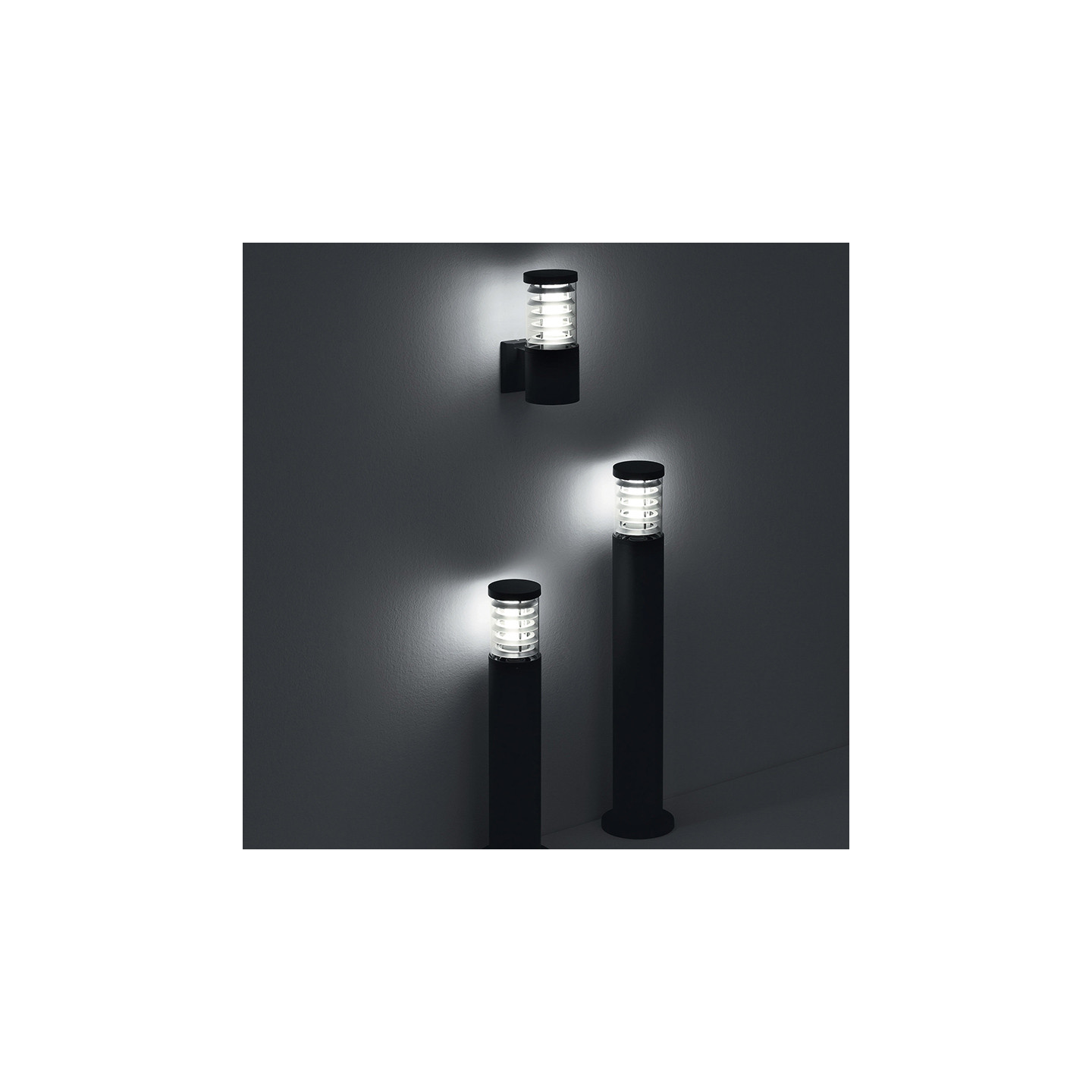 Petit lampadaire extérieur TRONCO, 3 tailles et 5 coloris Ideal Lux