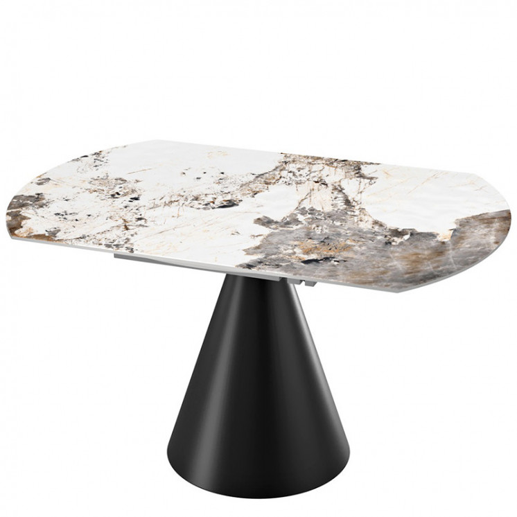 Table ronde salle à manger ICONE, 2 diamètres, 8 finitions Akante