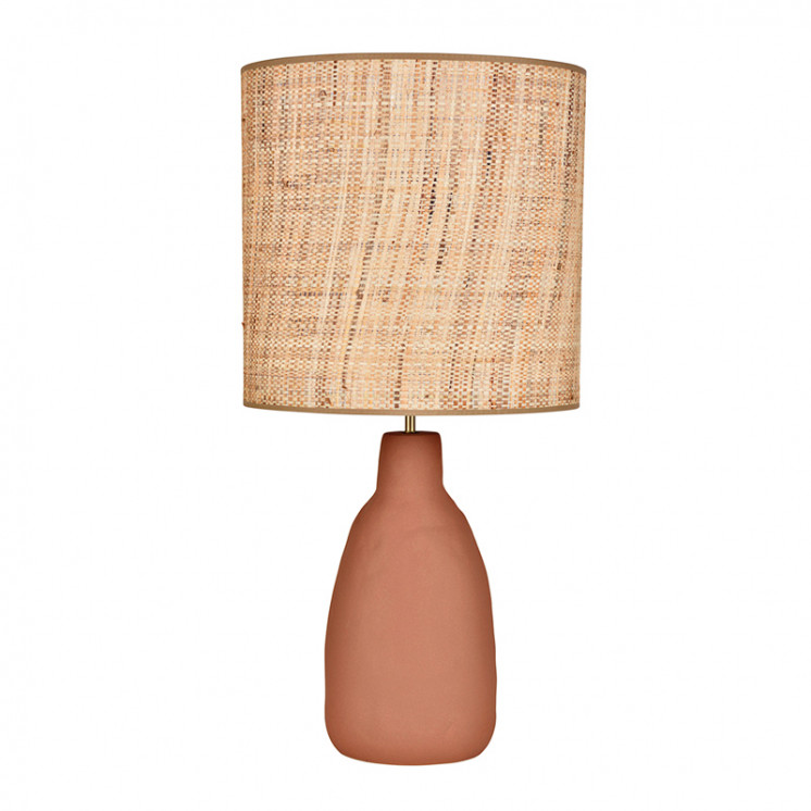 Lampe à poser en céramique PORTINATX L, blanche ou terracotta Market Set