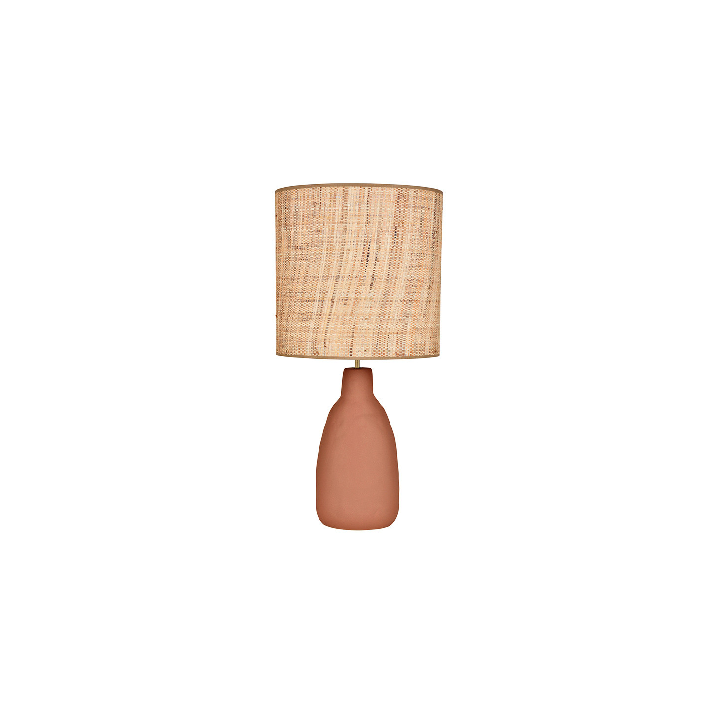 Lampe à poser en céramique PORTINATX L, blanche ou terracotta Market Set