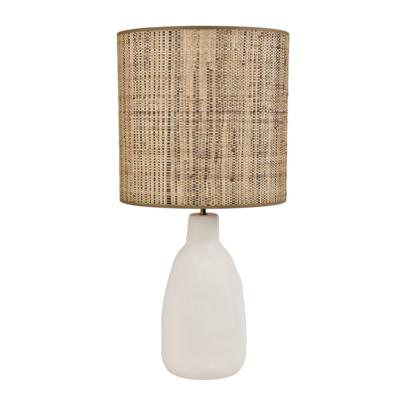 Lampe à poser en céramique PORTINATX L, blanche ou terracotta Market Set