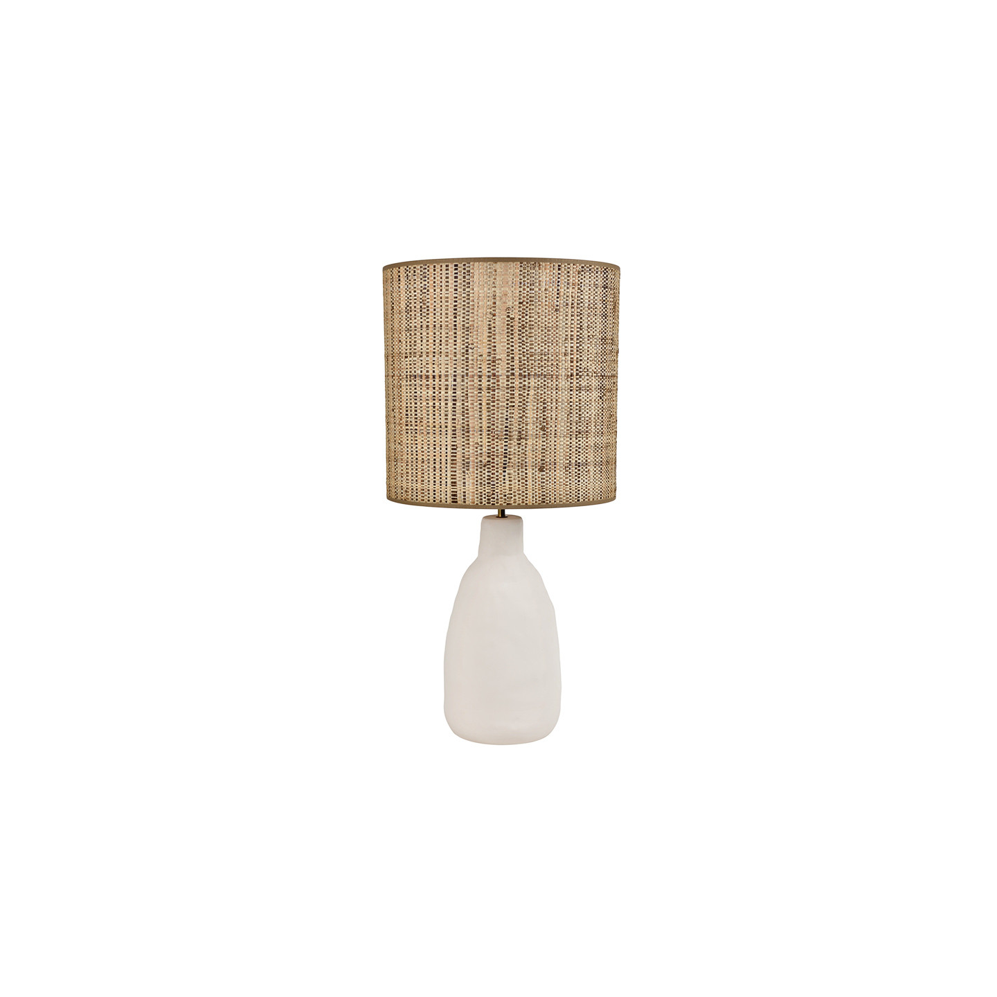 Lampe à poser en céramique PORTINATX L, blanche ou terracotta Market Set