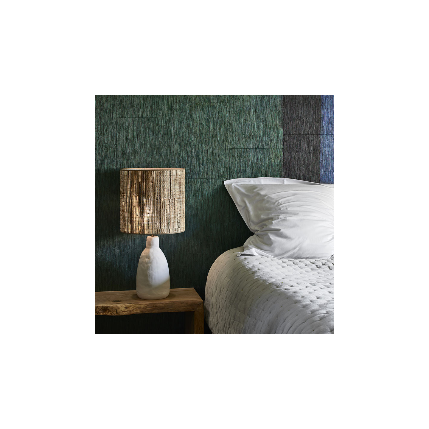Lampe à poser en céramique PORTINATX L, blanche ou terracotta Market Set