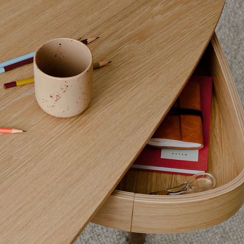 Bureau style scandinave DUENDE, 3 finitions Umage