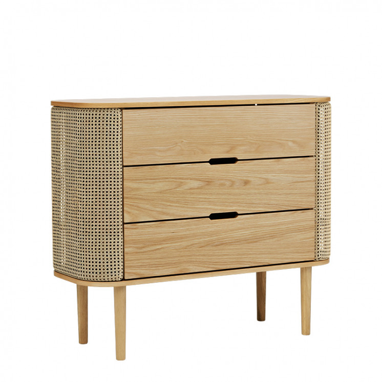 Commode style scandinave TREASURES CHENE, 5 finitions Umage
