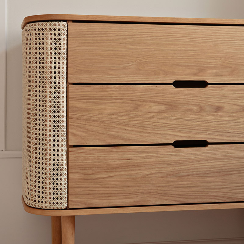 Commode style scandinave TREASURES CHENE, 5 finitions Umage