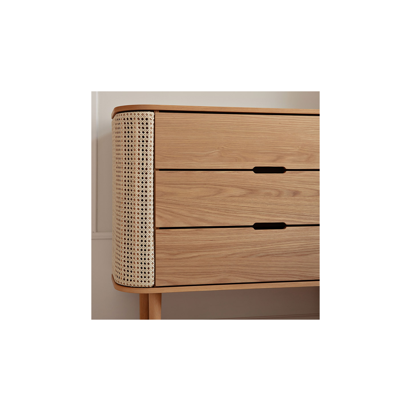 Commode style scandinave TREASURES CHENE, 5 finitions Umage