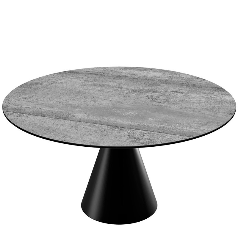 Table ronde salle à manger ICONE, 2 diamètres, 8 finitions Akante