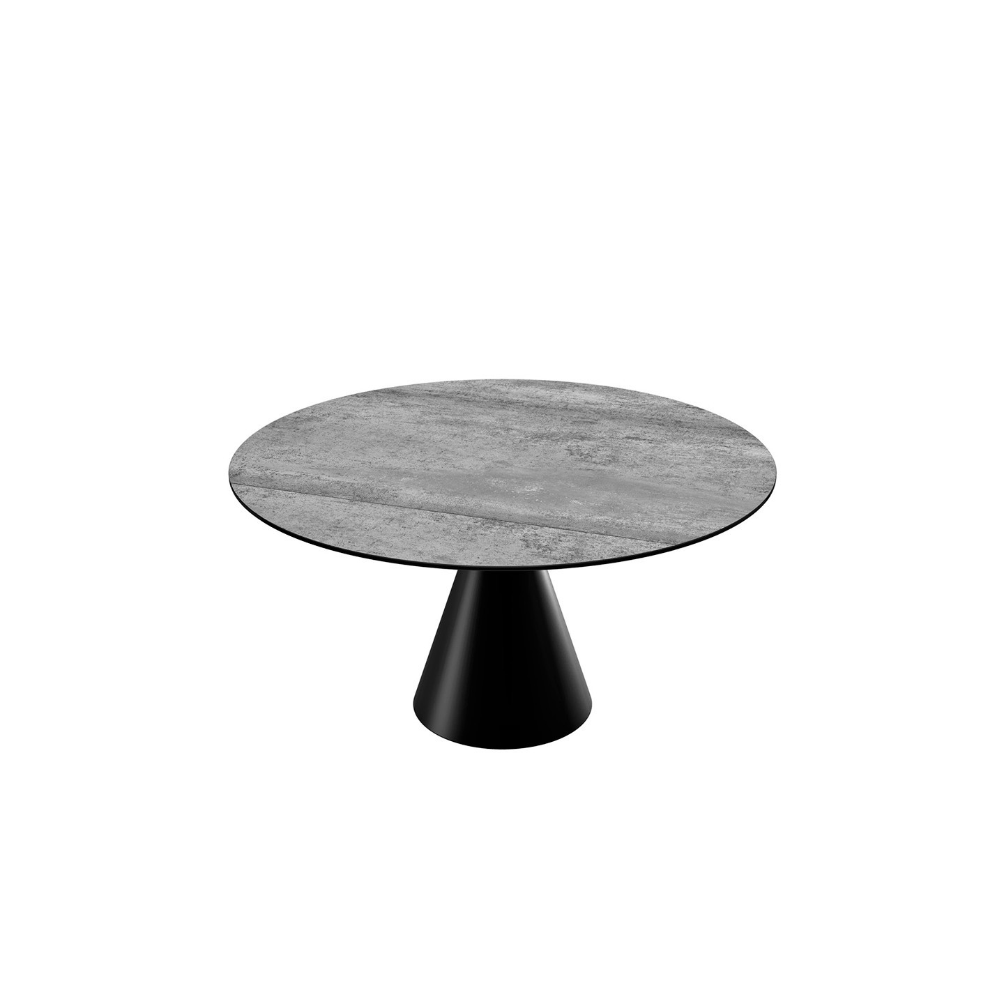 Table ronde salle à manger ICONE, 2 diamètres, 8 finitions Akante