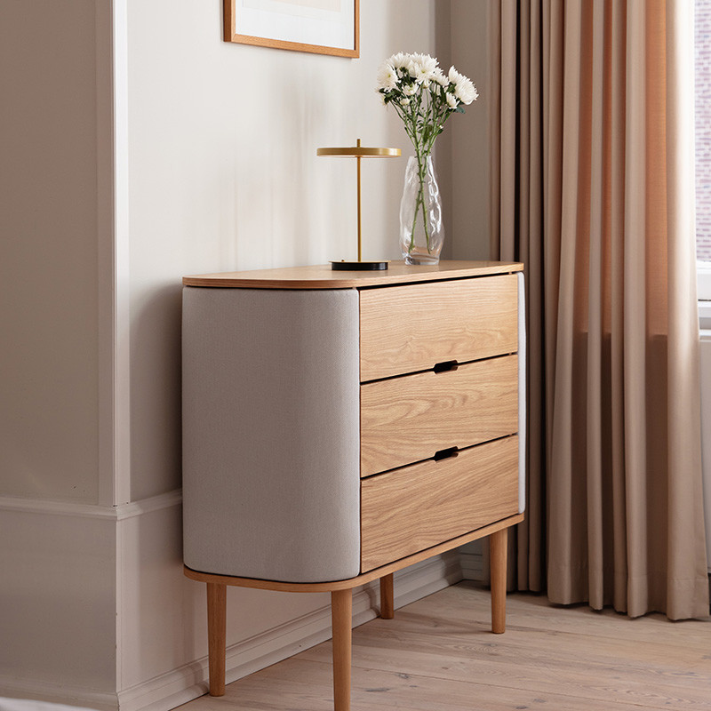 Commode style scandinave TREASURES CHENE, 5 finitions Umage